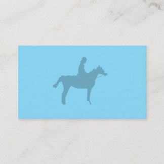 Paard Silhouet Kleine Notitieblok Visitekaartje
