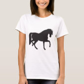 Paard Silhouet T-shirt (Voorkant)