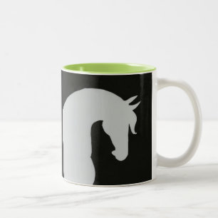 Paard Silhouette Mok met Pop van kleur!