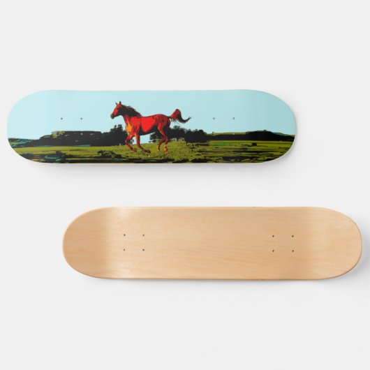 Paard Skateboard (Horizontaal)