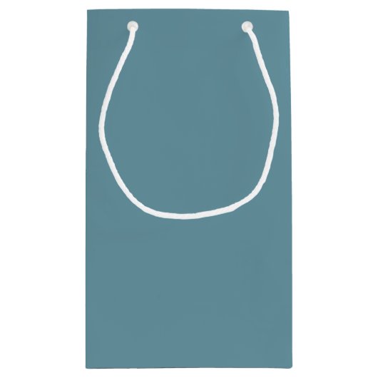 Paard sneeuwman Kerst waterverf elegant Klein Cadeauzakje (Achterkant)