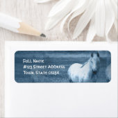 Paard Solitude Mailing Label (Insitu)