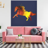 Paard Sparkle Canvas (Insitu (Woonkamer))