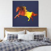 Paard Sparkle Canvas Afdruk (Insitu (Slaapkamer))