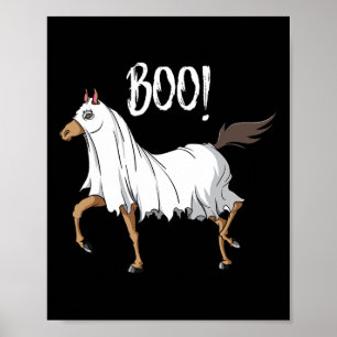 Paard Spook Kostuum Leuk Paardenliefhebber Hal Poster