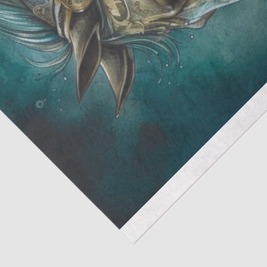 Paard Steampunk 1 Decoupage papier (Detail)