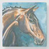 Paard Stenen Onderzetter (Voorkant)