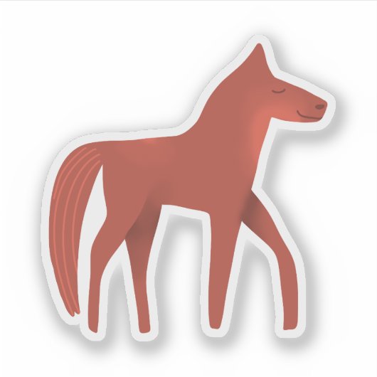 Paard Sticker (Voorkant)