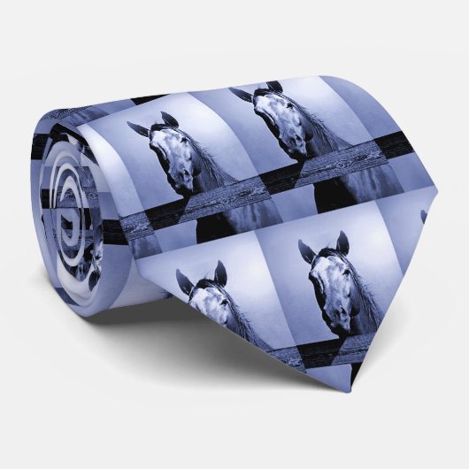 Paard Stropdas (Opgerold)