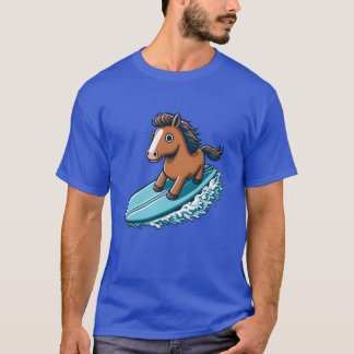 Paard Surfen jongen T-shirt