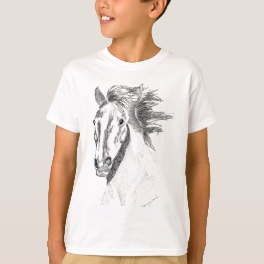 Paard T-shirt (Voorkant)