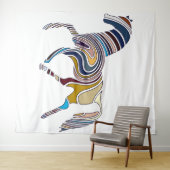 Paard Tapijt Wandkleed (In Situ (horizontaal))