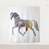 Paard Tapijt Wandkleed (Voorkant)