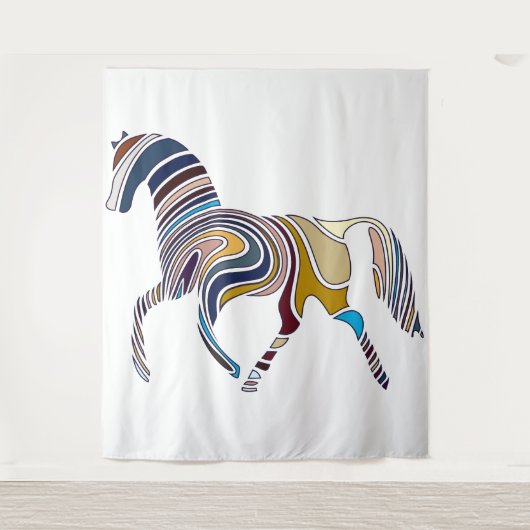 Paard Tapijt Wandkleed (Voorkant)