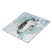 Paard Tegeltje (Zijkant)