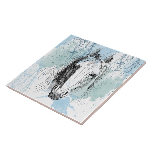 Paard Tegeltje (Zijkant)