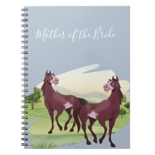 Paard Thema Country Western Rustieke Bruiloft Notitieboek