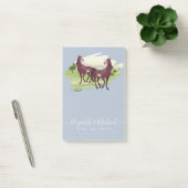 Paard Thema Landelijke Westerse Rustieke Bruiloft Post-it® Notes (Kantoor)
