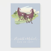 Paard Thema Landelijke Westerse Rustieke Bruiloft Post-it® Notes (Voorkant)