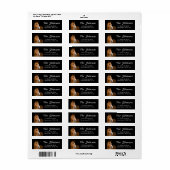 Paard Thema Retouradreslabels Etiket (Full Sheet)