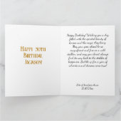 Paard thema verjaardagsfeestje grappig elegant kaart (Binnen)