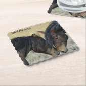 Paard-Themative Papieren Onderzetters (Gebogen)