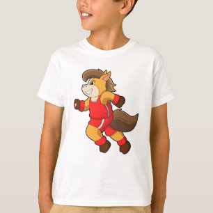 Paard tijdens uitvoering t-shirt