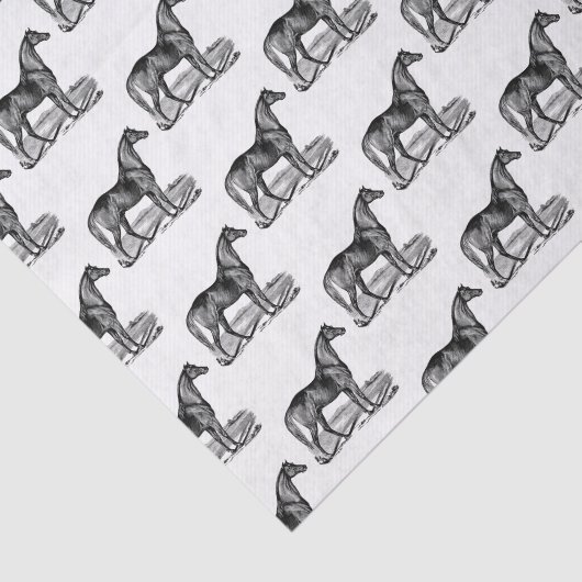  paard tissuepapier (Detail)