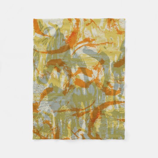 Paard Toile Fleece Deken (Voorkant)