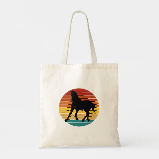  paard tote bag (Achterkant)