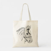 Paard Tote Bag (Achterkant)