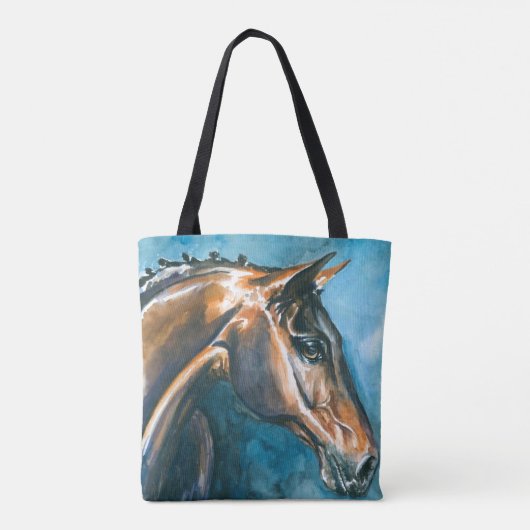 Paard Tote Bag (Achterkant)