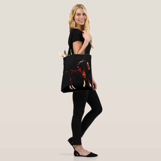 Paard Tote Bag (Op model)