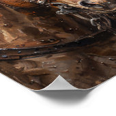 Paard Trio olieverfschilderij Poster (Hoek)