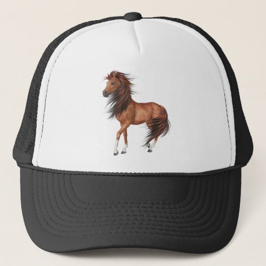 paard trucker pet (Voorkant)