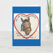  Paard Valentijn Feestdagen Kaart (Voorkant)