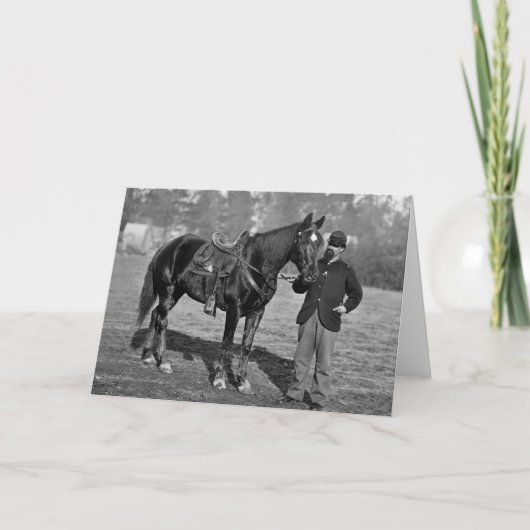 Paard van de Burgeroorlog, 1864 Kaart (Voorkant)