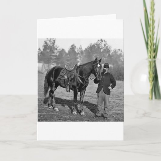 Paard van de Burgeroorlog, 1864 Kaart (Voorkant)