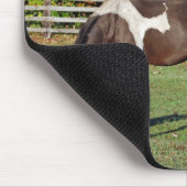 Paard van de verf in de herfst muismat (Hoek)