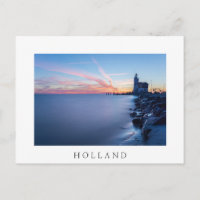 Paard van de vuurtoren van Marken in een blauwe zo
