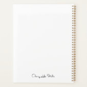 Paard van het Zee Dagelijks Wekelijks Maandelijks  Planner (Achterkant)