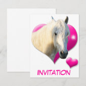 Paard van Liefde Uitnodiging (Voorkant / Achterkant)