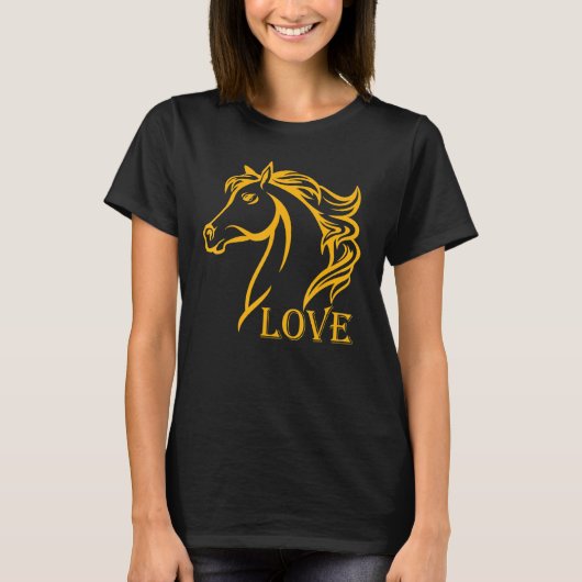 Paard van pieppaarden voor paardenpaarden t-shirt (Voorkant)