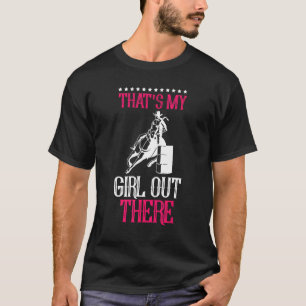 Paard Vat Racing Equestrian Dat is Mijn Meisje Uit T-shirt