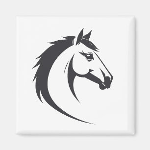 Paard Vector Art Dier Modern Urban City Graphic Magneet