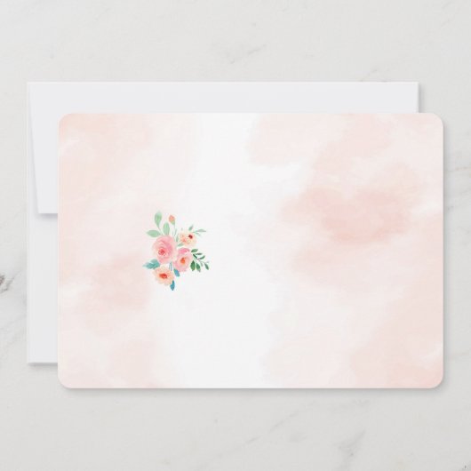 Paard Verjaardag Foto uitnodiging (Achterkant)