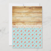 Paard verjaardagsfeestje uitnodiging (Achterkant)