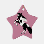 Paard verven keramisch ornament (Rechts)