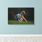 Paard verven met snelle werking canvas afdruk (Insitu (Houten vloer))