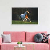 Paard verven met snelle werking canvas afdruk (Insitu (Woonkamer))